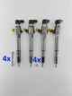 4x INJEKTOR 03L130277B A2C5951355 VW Siemens CAYA 1,6 TDI CONTINENTAL VDO