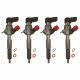 4x INJEKTOR 5WS40250 SIEMENS VDO Ford Focus Tourneo Transit 1,8 TDCI