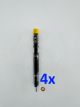 4X INJEKTOR A6460700987 EJBR04201D Mercedes Benz C220 E200 E220 136PS 125kW
